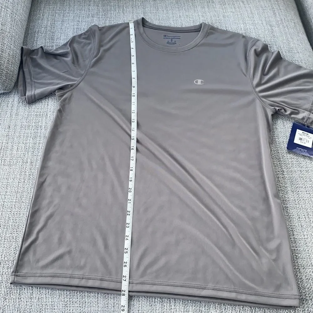 Champion Double Dry Core T-shirt in Stone Gray - Picture 6 of 8